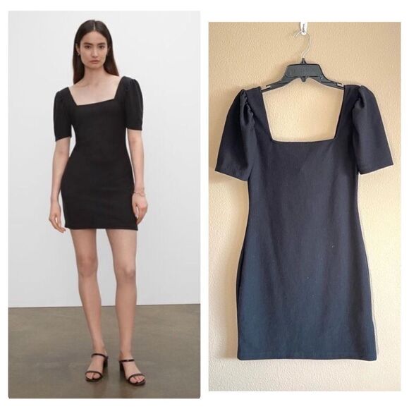 Club Monaco Dresses & Skirts - NWT Club Monaco Square Neck Puff Sleeve Dress